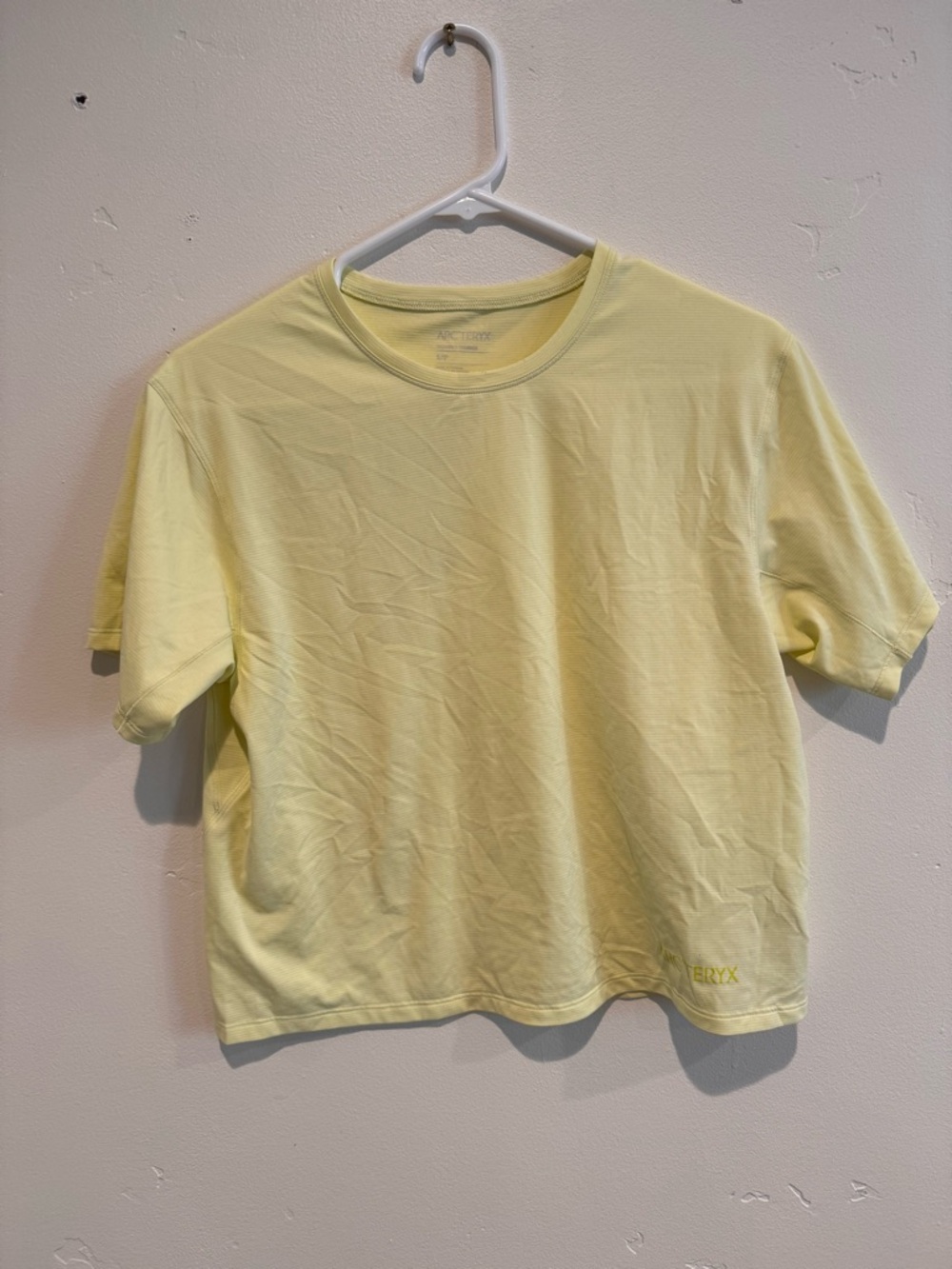 Arc'teryx Pale Yellow Short-Sleeve Tee